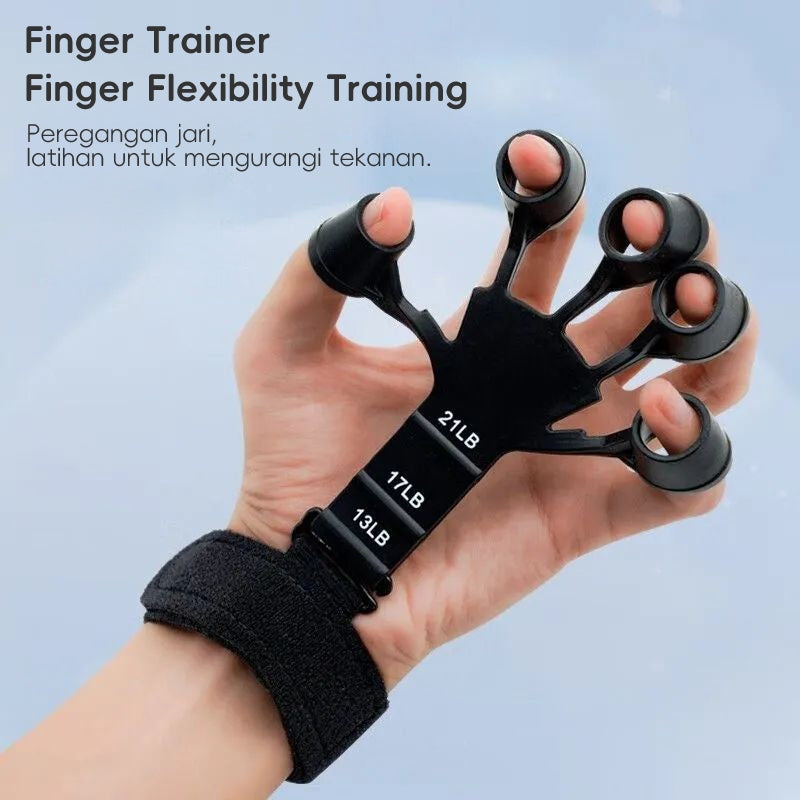 Pack Renforcement des Mains & Doigts â Hand Gripper Ajustable + Exercisateur de Doigts